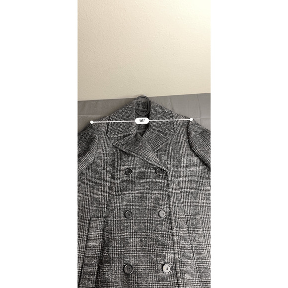 Allsaints Nala Porto Double Breasted Womens Pea Coat - Picture 7 of 11